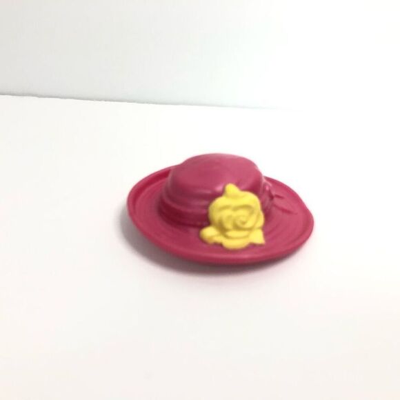 fisher price loving family dollhouse pink sun hat mother girl yellow flower - Picture 1 of 7